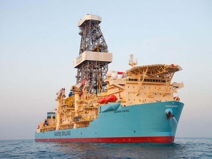 Maersk Drilling takes delivery of ultra deepwater drillship Maersk Viking 