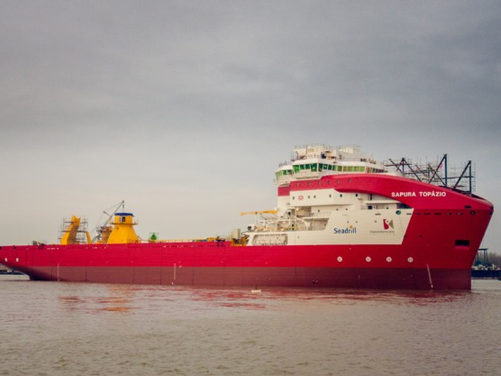SapuraKencana Launches Sapura Topazio PLSV at IHC Merwede's Yard