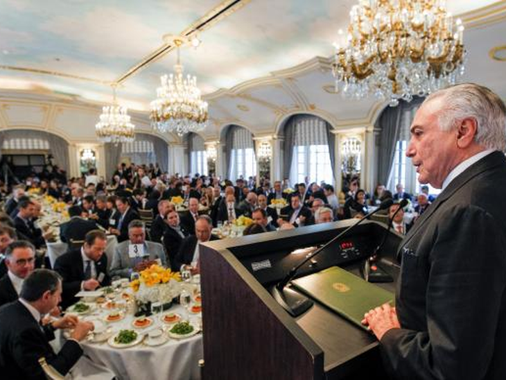 Temer tells US investors political stability may make room for reforms