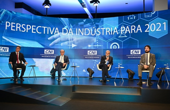 CNI predict that the Brazilian economy should grow 4% in 2021, and industrial GDP, 4.4%