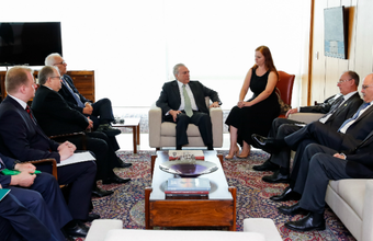 Temer discusses bilateral relationship and security cooperation with Russian delegation