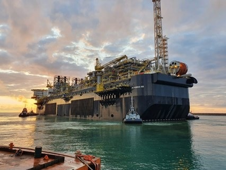 Petrobras reports on production start-up of P-68