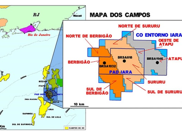 Petrobras declares commerciality of the Santos Basin pre-salt areas of Iara and Entorno de Iara