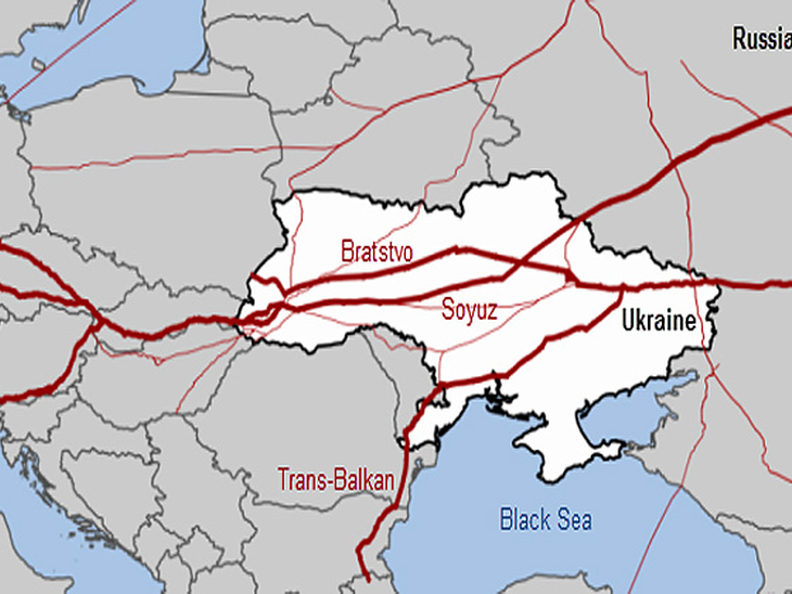 16% of natural gas consumed in Europe flows through Ukraine