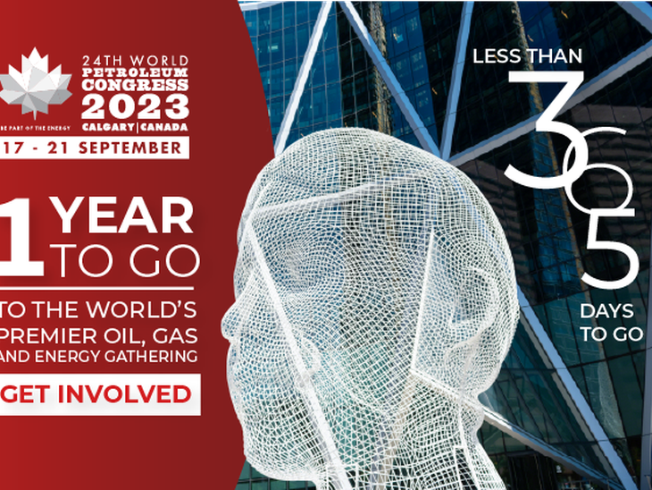 24th WPC World Petroleum Congress Marks One Year to Go until Calgary