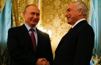 Temer and Putin discuss Brazil's economic progress