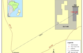 Onshore oil discovery on Espírito Santo Basin