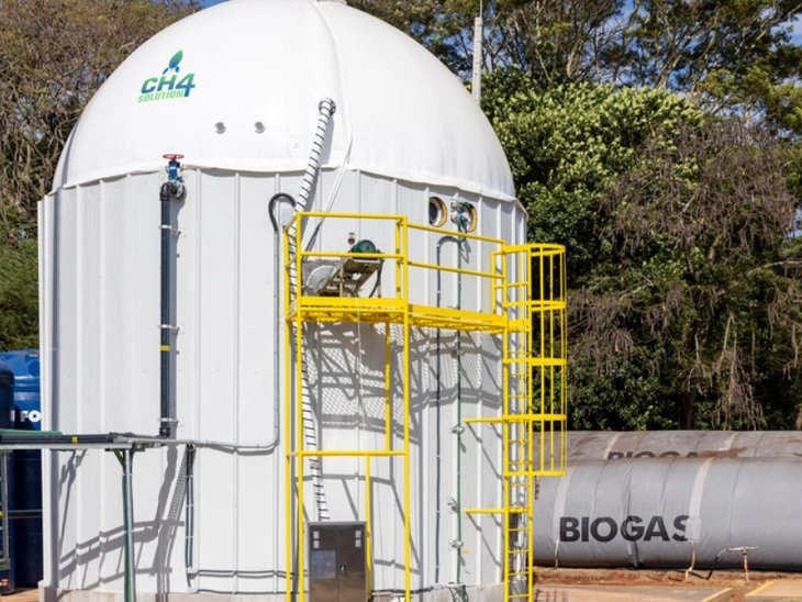 Paraná inaugurates today Brazil's first plant for the production of synthetic oil from biogas.