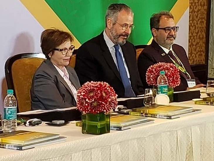 Tereza Cristina, from Agriculture during an event in India defends partnership with Brazil in the production of ethanol