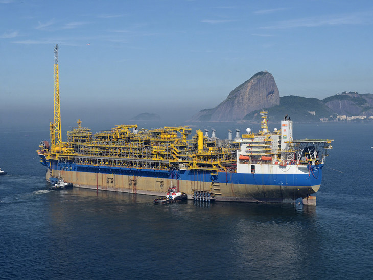 FPSO Cidade de Saquarema producing and on hire