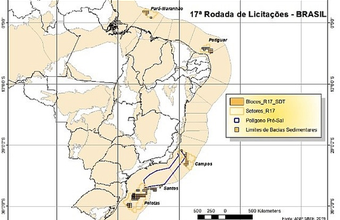 128 blocks will be offered in the 17th Bidding Round, scheduled for 2020