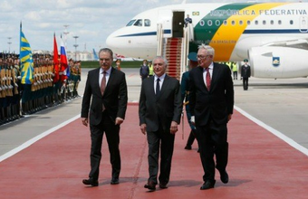 Temer arrives in Russia for official visit