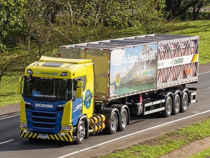 First CNG truck in the south of the country is delivered to the Charrua Group