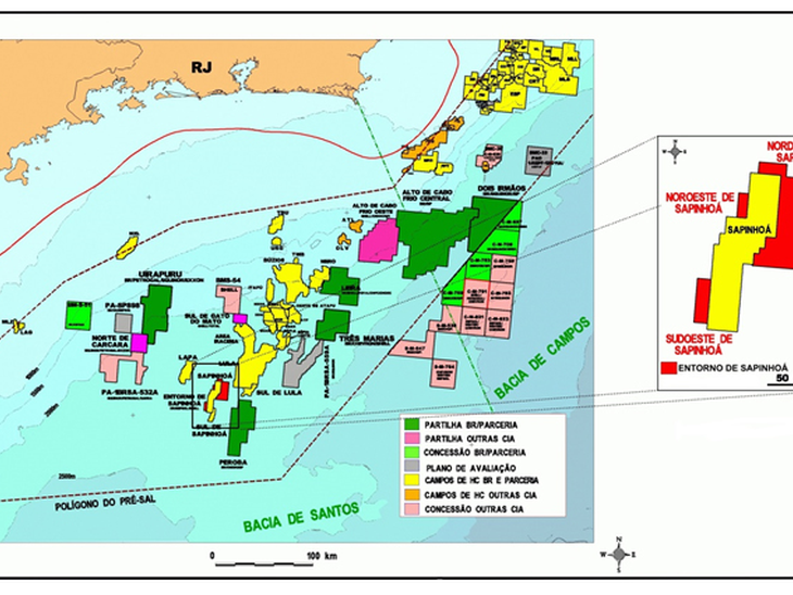 Declaration of commerciality of the Entorno de Sapinhoá area,in Santos Basin's pre-salt layer