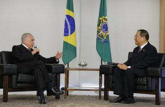 Temer discusses Brazil-China cooperation with Chinese officials