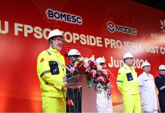 Chinese shipyard Bomesc cuts Equinor's first FPSO steel for the Bacalhau field Chinese shipyard Bomesc cuts Equinor's first FPSO steel for the Bacalhau field
