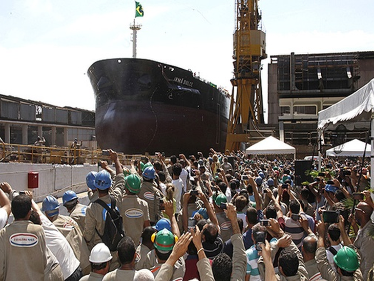 Transpetro launches the sea Irmã Dulce tanker