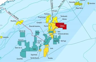 Southeast area of the Libra block, at BS is returned by Petrobras to ANP