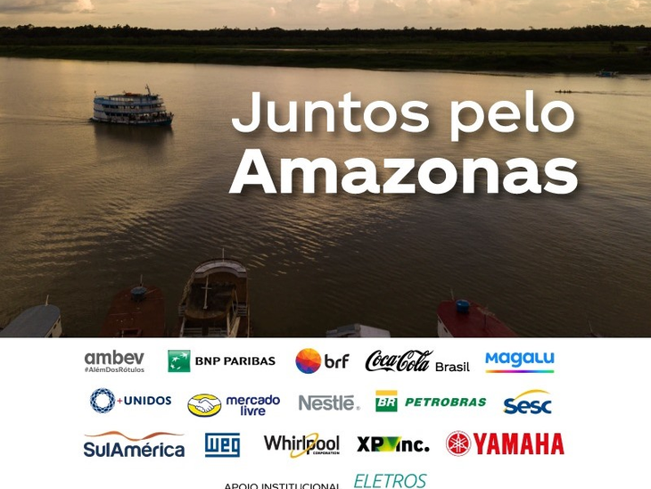 Companies united in a solidary action to help the Amazonas