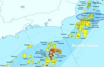 The Albacora and Albacora Leste fields in the Campos Basin are offered for sale by Petrobras