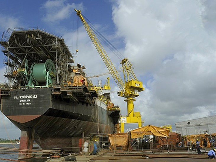 Petrobras completes construction of the P-62