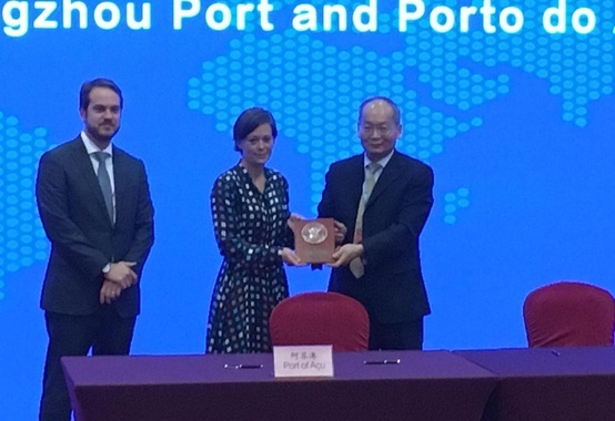 Porto Açu approaches China and closes cooperation agreement with Guangzhou Port Porto Açu approaches China and closes cooperation agreement with Guangzhou Port