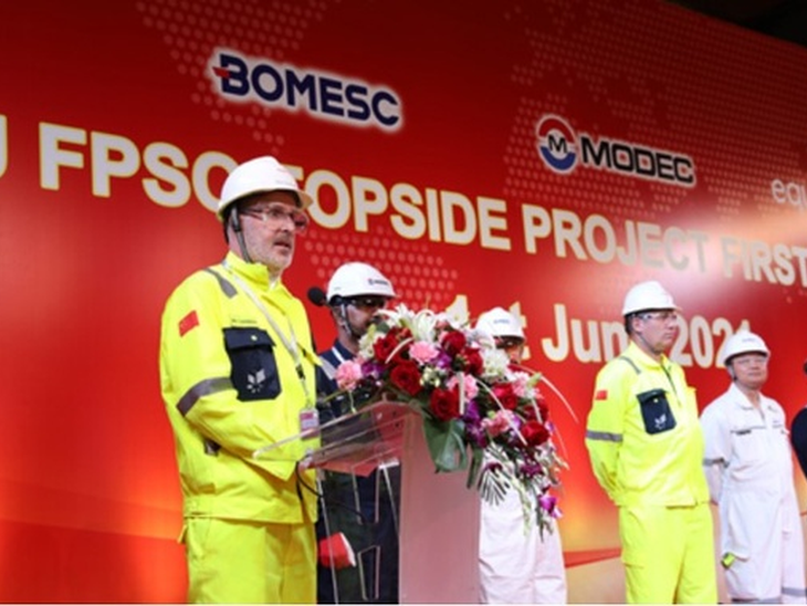 Chinese shipyard Bomesc cuts Equinor's first FPSO steel for the Bacalhau field