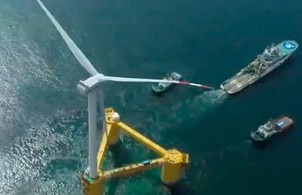 First offshore wind turbine installed by China