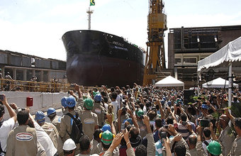 Transpetro launches the sea Irmã Dulce tanker