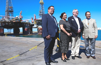 Representatives of the Port of Antwerp and authorities of Belgium visit Port of Açu