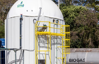Paraná inaugurates today Brazil's first plant for the production of synthetic oil from biogas.
